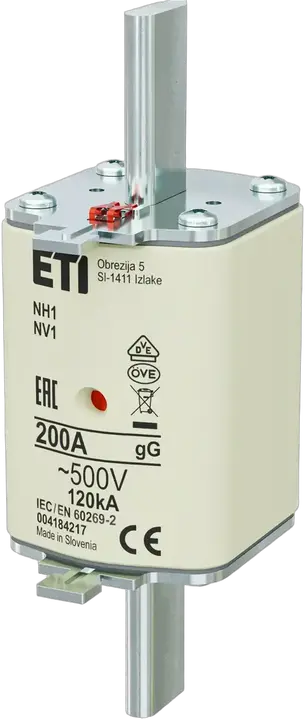 Obraz NH1 gG 200A/500V