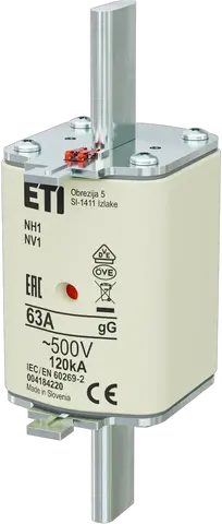 NH1 gG 63A/500V