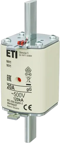 NH1 gG 20A/500V