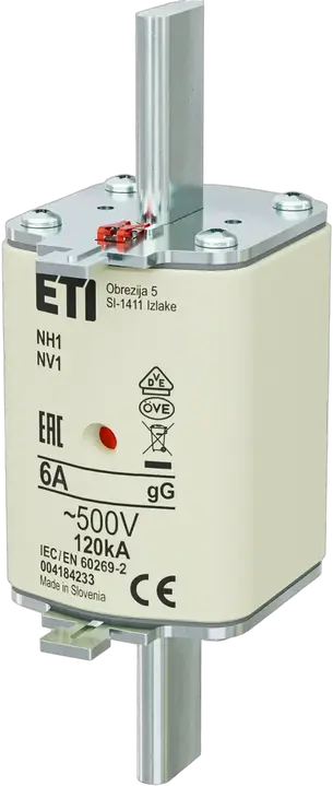 Obraz NH1 gG 6A/500V