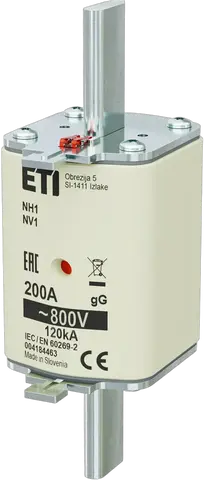 Obraz NH1 gG 200A/800V