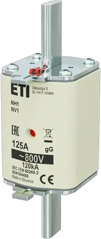 Obraz NH1 gG 125A/800V