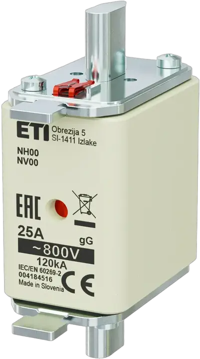 Obraz NH00 gG 25A/800V