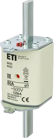 NH2C gG 80A/500V