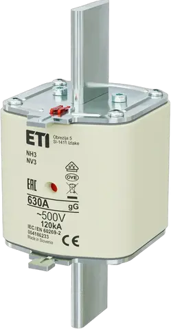 NH3 gG 630A/500V