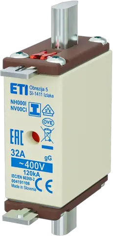 NH000/I gG 32A/400V
