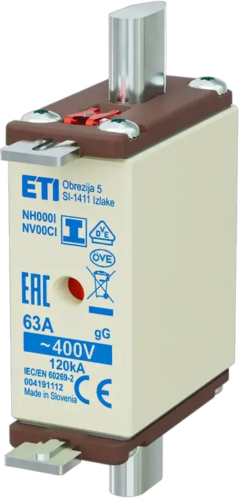 Obraz NH000/I gG 63A/400V