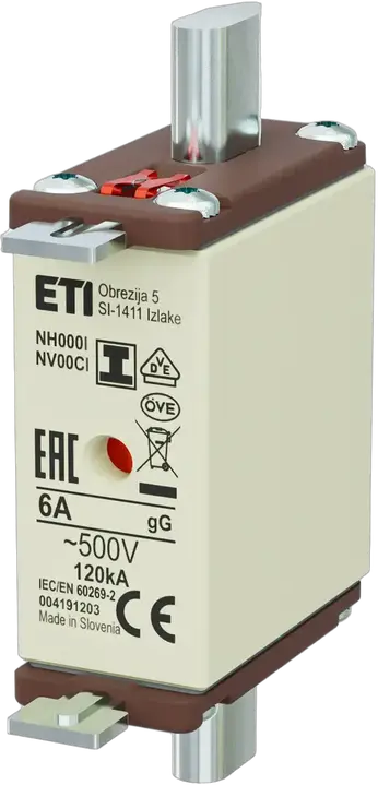 Obraz NH000/I gG 6A/500V