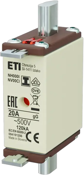 Obraz NH000/I gG 20A/500V