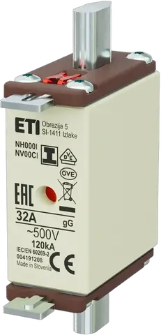 NH000/I gG 32A/500V