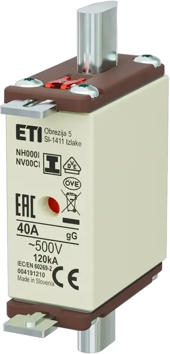 Obraz NH000/I gG 40A/500V