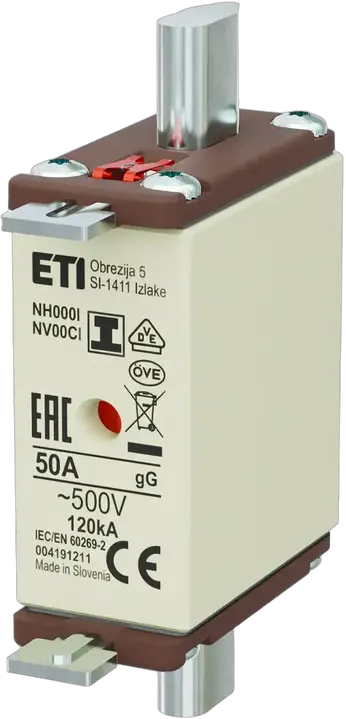 Obraz NH000/I gG 50A/500V