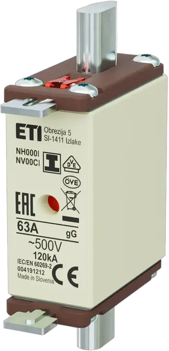 Obraz NH000/I gG 63A/500V