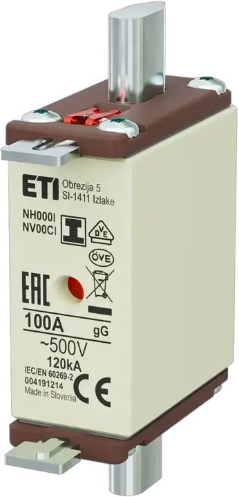Obraz NH000/I gG 100A/500V