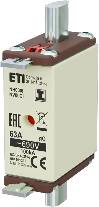 Obraz NH000/I gG 63A/690V