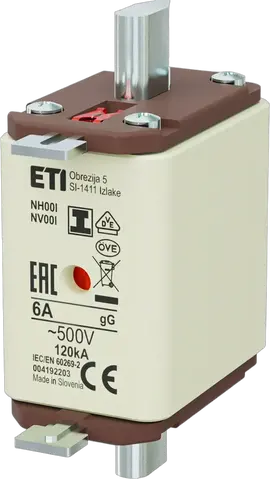 NH00/I gG 6A/500V