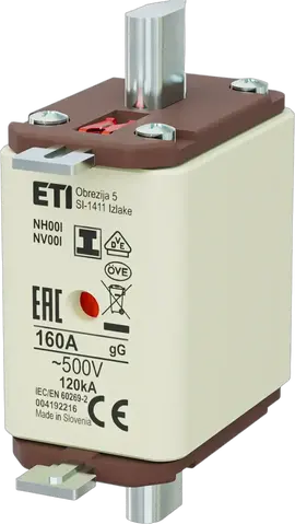 NH00/I gG 160A/500V