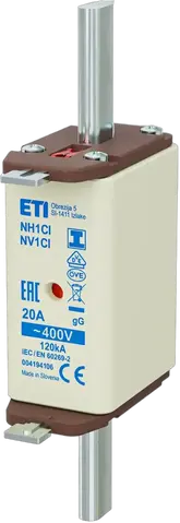 NH1C/I gG 20A/400V