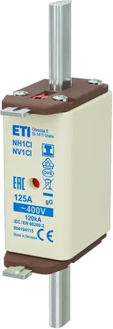 NH1C/I gG 125A/400V