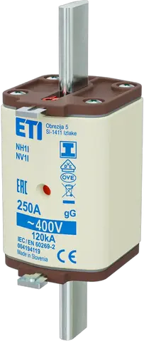 NH1/I gG 250A/400V