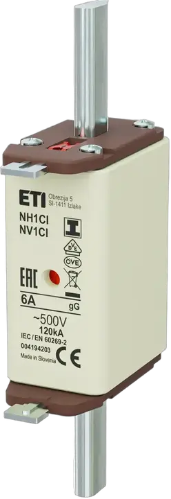 Obraz NH1C/I gG 6A/500V