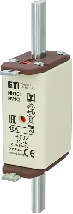 Obraz NH1C/I gG 10A/500V