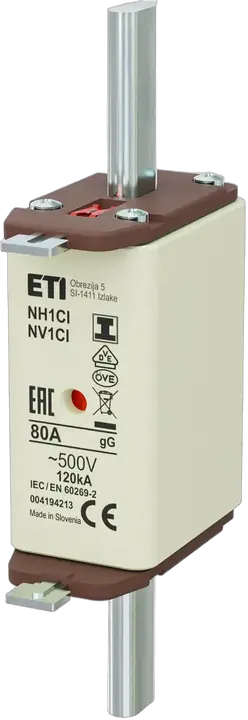 Obraz NH1C/I gG 80A/500V