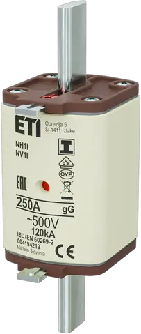 NH1/I gG 250A/500V