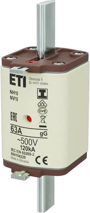 Obraz NH1/I gG 63A/500V