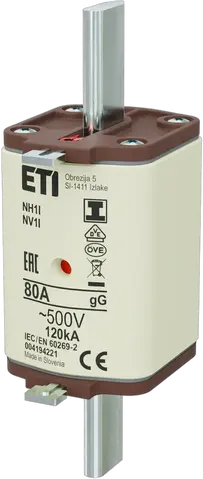 NH1/I gG 80A/500V