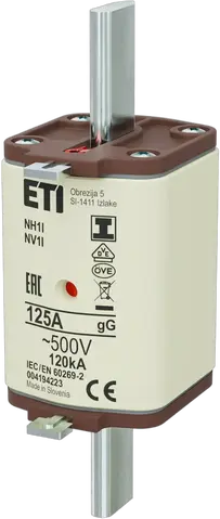 NH1/I gG 125A/500V