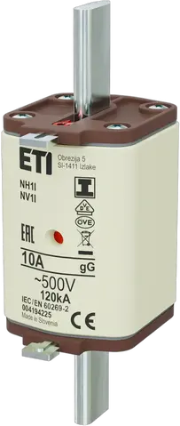 NH1/I gG 10A/500V