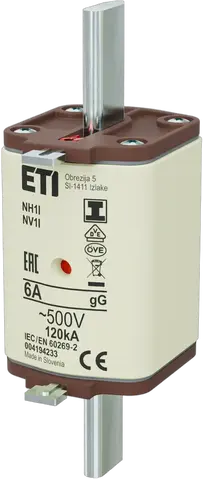 NH1/I gG 6A/500V
