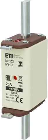 NH1C/I gG 25A/690V
