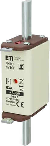NH1C/I gG 63A/690V