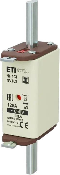 Obraz NH1C/I gG 125A/690V