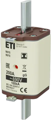 NH1/I gG 200A/690V