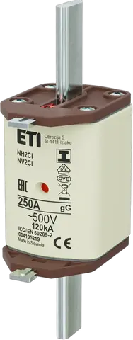 NH2C/I gG 250A/500V