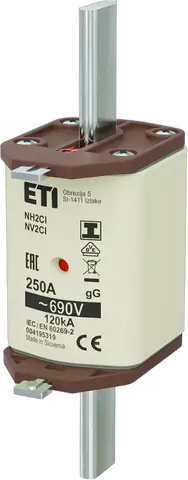 NH2C/I gG 250A/690V