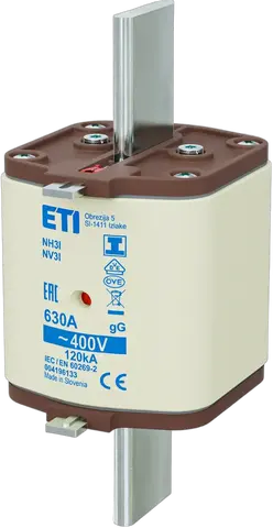 NH3/I gG 630A/400V