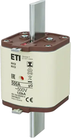 NH3/I gG 500A/500V