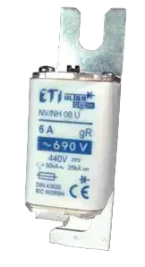 NHS00/80 UQ gR 20A/690V