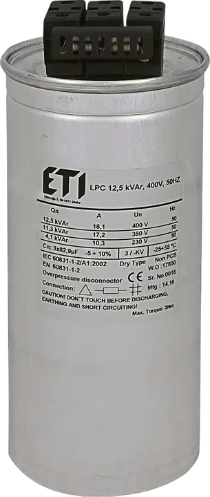 Obraz LPC 12.5 kVAr, 400V, 50Hz