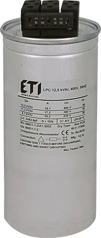 LPC 12.5 kVAr, 400V, 50Hz