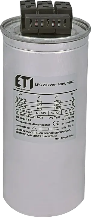 Obraz LPC 20 kVAr, 400V, 50Hz