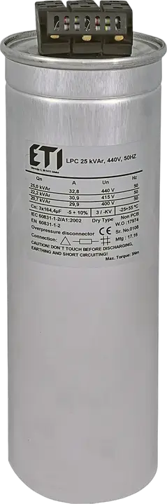 Obraz LPC 10 kVAr, 440V, 50Hz