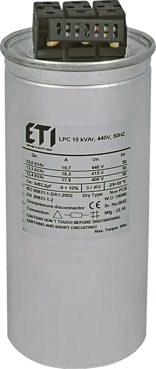 Obraz LPC 15 kVAr, 440V, 50Hz