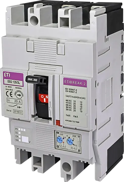 Obraz EB2 125/3L 20A 3p