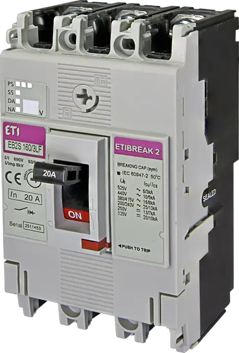 Obraz EB2S 160/3LF 20A 3p
