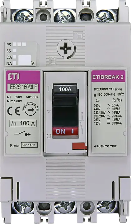 Obraz EB2S 160/3LF 100A 3p